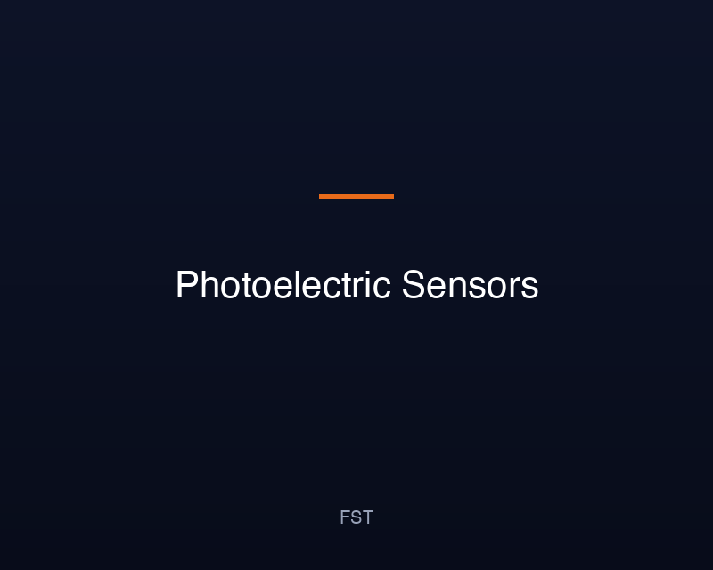 Photoelectric Sensors