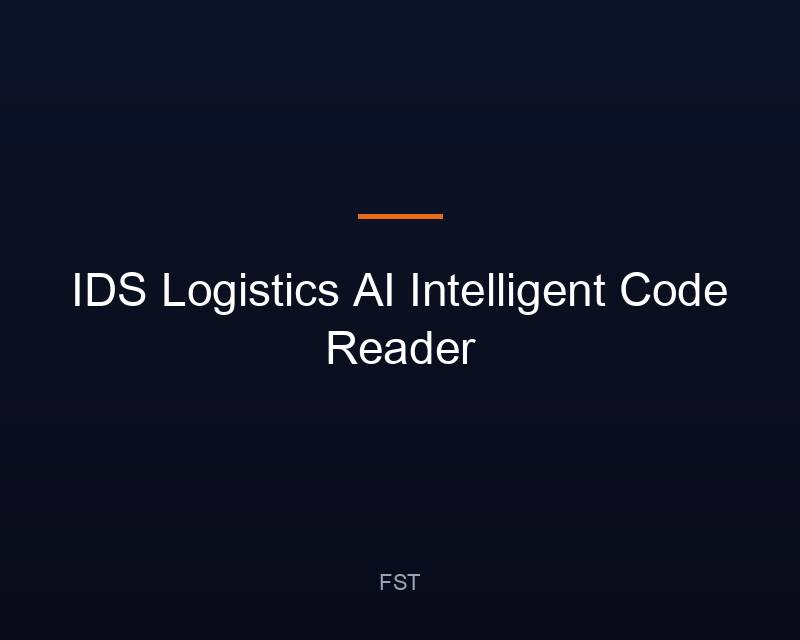 IDS Logistics AI Intelligent Code Reader