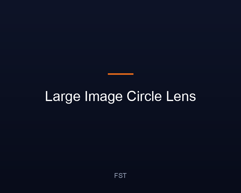 Large Image Circle Lens