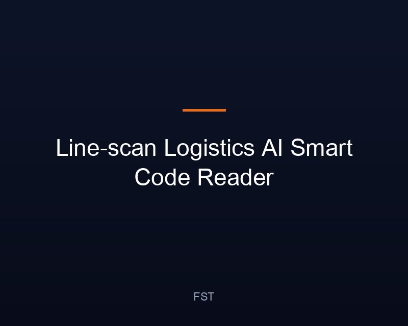 Line-scan Logistics AI Smart Code Reader