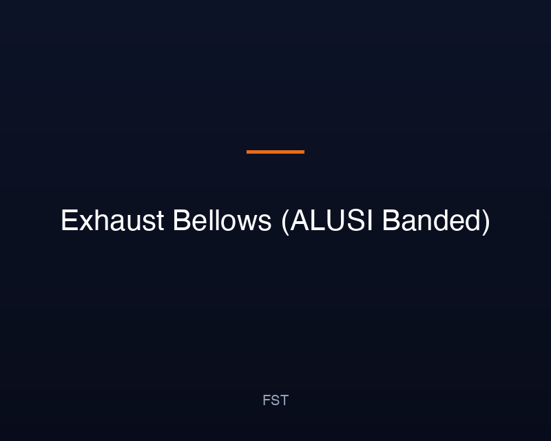 Exhaust Bellows (ALUSI Banded)