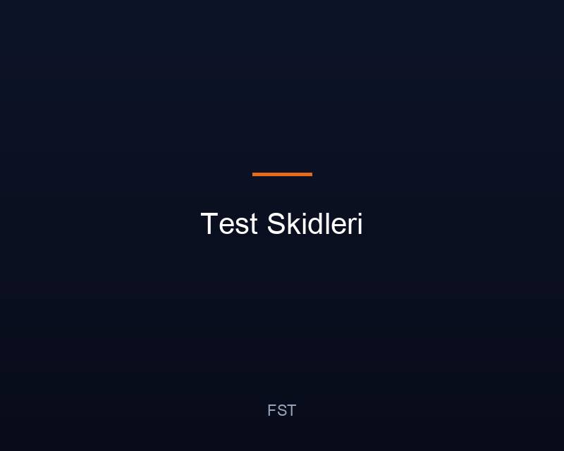 Test Skidleri