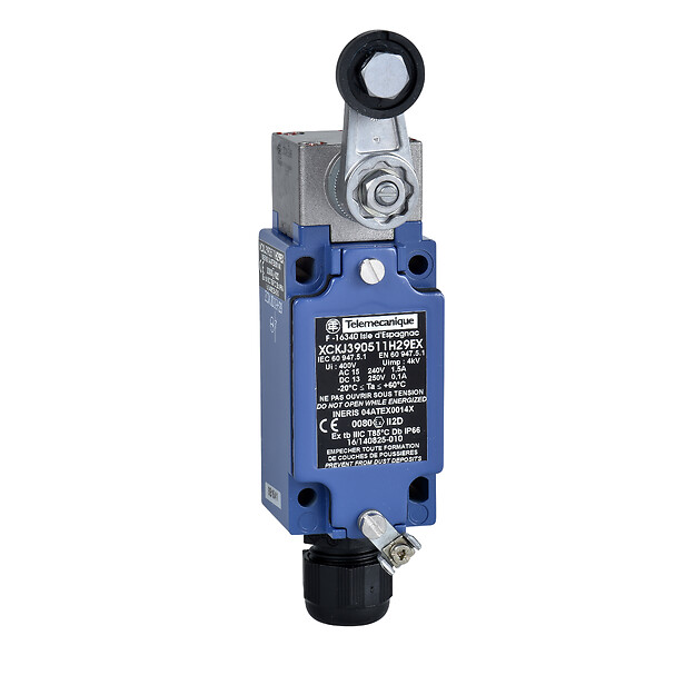 OsiSense XCKJ ATEX Patlayıcı Toz Ortamı Makaralı Kollu Nihayet Şalteri XCKJ390511H29EX
