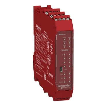 Modicon MCM Modüler Emniyet Kontrolörü (Preventa XPSMCM Serisi) — Kontrolör CPU XPSMCMCP0802