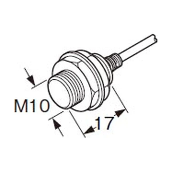 Panasonic GP-X10M — Girdap akımı (eddy current) dijital mesafe sensörü